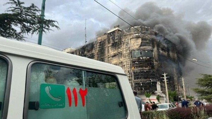 ۸ کشته و ۴١ مصدوم در حریق پاساژ ارغوان اندیشه