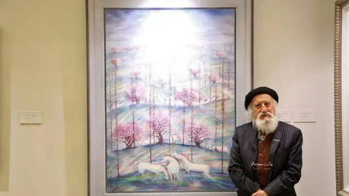 نجیب و صلح دوست / در ستایش حسین محجوبی نقاش برجسته ایرانی در آستانه ۹۶سالگی