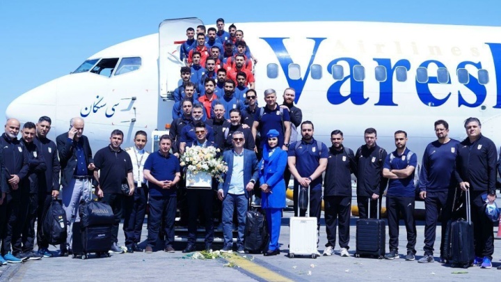 کاروان تیم ملی فوتبال ایران راهی ترکیه شد