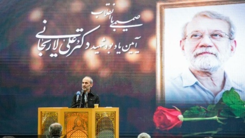 تصاویر / آیین یادبود شهید دکتر علی لاریجانی در مسجد بلال صداوسیما