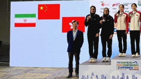 اولین مدال ژیمناستیک زنان ایران پس از انقلاب
