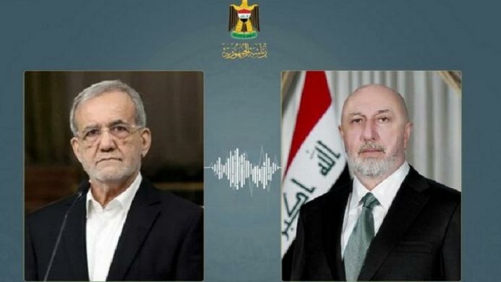گفت‌وگوی تلفنی پزشکیان با رئیس جمهور عراق درباره پایان تنش‌ها در منطقه