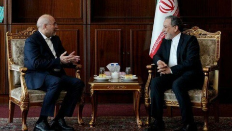 عراقچی انتخاب مجدد قالیباف به ریاست مجلس را تبریک گفت