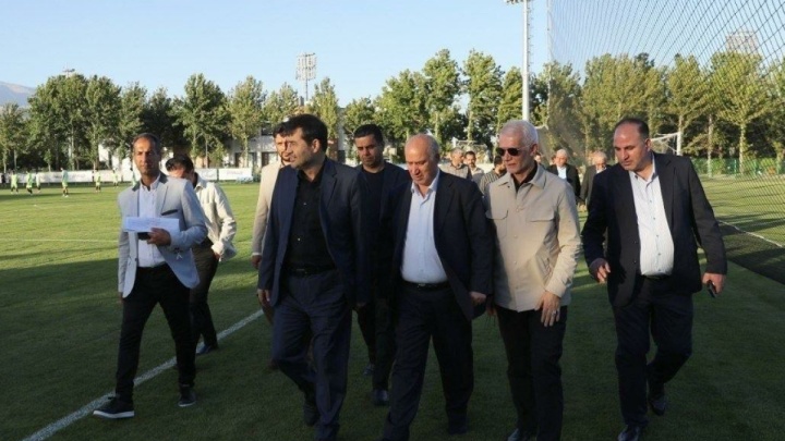 بازدید وزیر ورزش و جوانان از تمرینات تیم ملی امید