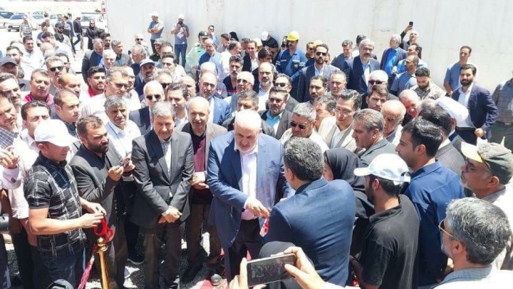 بهره‌برداری از نیروگاه 117 مگاواتی متانول کاوه با حضور وزیر نیرو در اردستان