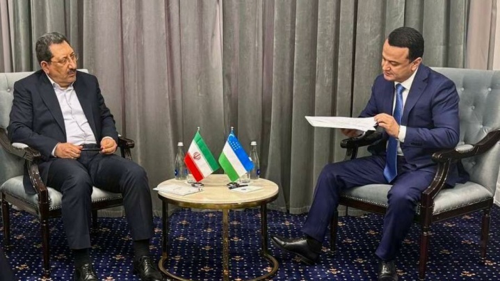 تاکید وزیر صمت ایران با وزیر سرمایه‌گذاری و صنعت ازبکستان بر افزایش مبادلات تجاری