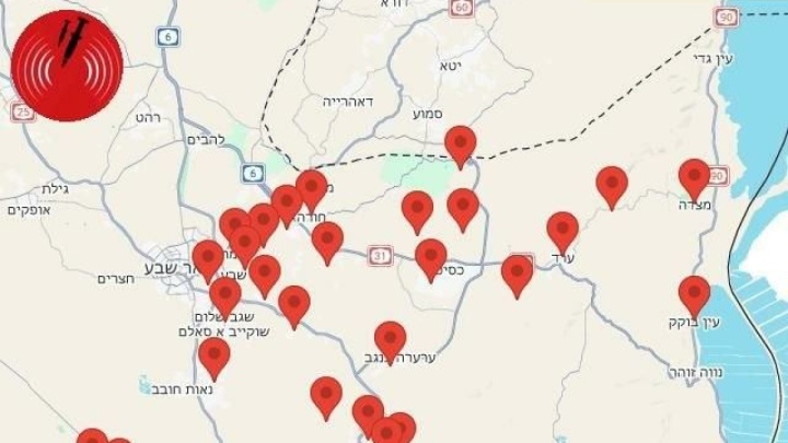 شلیک رگباری ۷ موشک ایرانی به منطقه اشدود / سپاه پاسداران: آغاز عملیات نصر علیه پایگاه‌های تلنوف و نواتیم