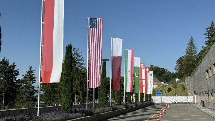 دیدار وزیران خارجه ایران و سوئیس در بورگن‌اشتوک
