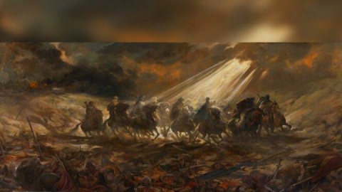 انتشار نقاشی جدید حسن روح الامین با عنوان «نعل و عرش»