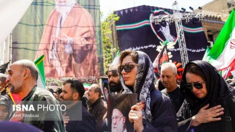اهتمام ویژه به حفظ محیط زیست در مراسم تشییع رهبر شهید