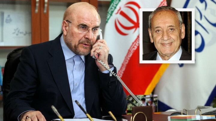 قالیباف خطاب به نبیه بری: با جدیت پیگیر خاتمه جنگ در لبنان هستیم