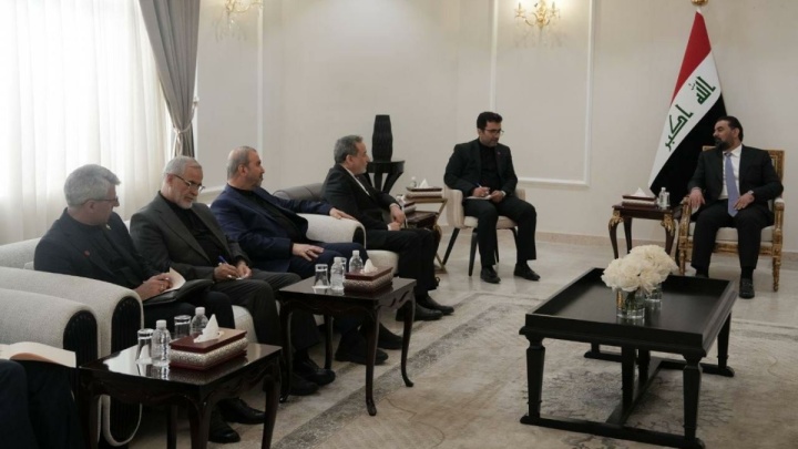 دیدار وزیر امور خارجه با رئیس مجلس نمایندگان و مشاور امنیت ملی عراق