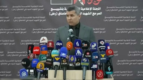 مقام عراقی: مراسم تشییع رهبر شهید ایران روز چهارشنبه در نجف و کربلا برگزار می شود