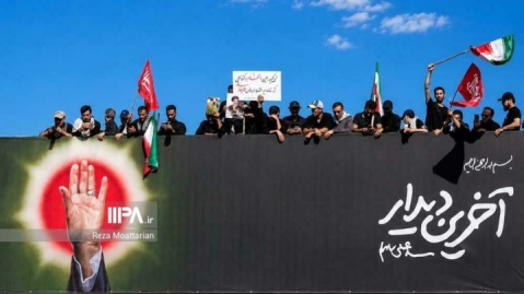 تصاویر/ تشییع پیکر رهبر شهید