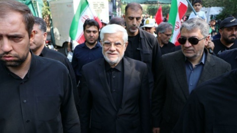 حضور معاون اول رئیس‌جمهور در مراسم وداع با آقای شهید ایران