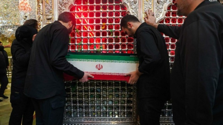 کاظمین میزبان پیکرهای مطهر اعضای خانواده رهبر شهید انقلاب