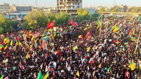 نجف و کربلا میزبان تشییع تاریخی آقای شهید ایران