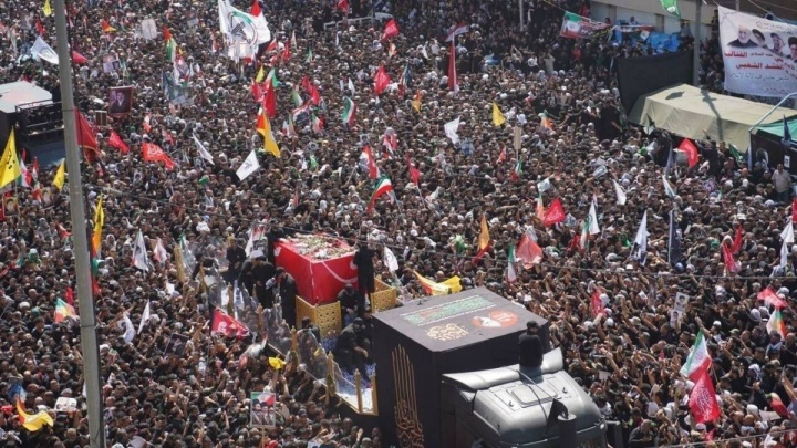 شرکت ۳.۸ میلیون نفر در مراسم تشییع پیکر امام شهید خامنه‌ای (ره) در نجف اشرف