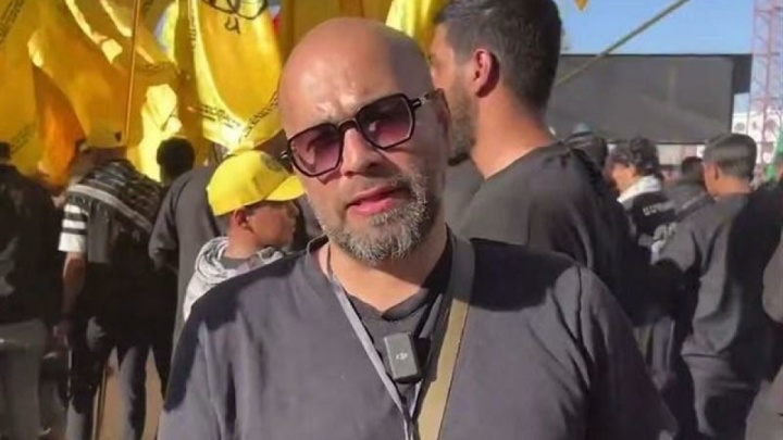 حرکت کُند خودرو حامل پیکر قائد شهید در کربلا به دلیل ازدحام جمعیت