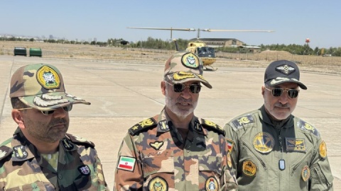 آمادگی کامل بالگردهای ارتش برای مراسم وداع و تشییع پیکر قائد شهید امت در مشهد