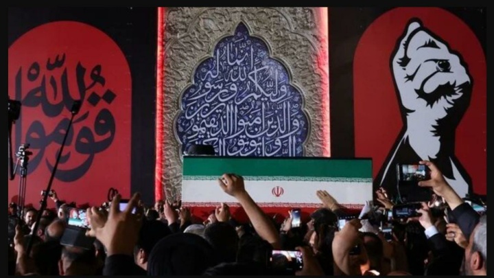 مراسم تشییع پیکر قائد شهید ایران در عراق در قاب رسانه‌های جهان
