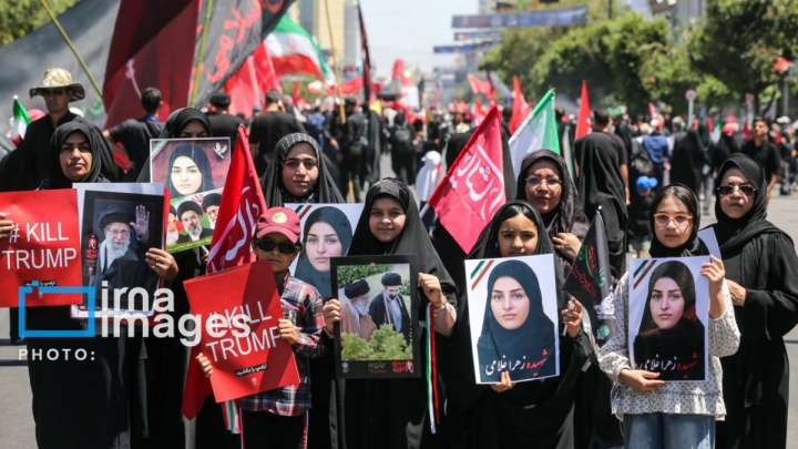 تصاویر/ مشهد در آستانه برگزاری تشییع رهبر شهید انقلاب