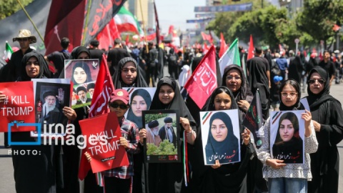 تصاویر/ مشهد در آستانه برگزاری تشییع رهبر شهید انقلاب
