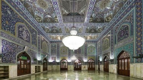 تصویر/ مزار مطهر رهبر شهید انقلاب اسلامی در رواق دارالذکر