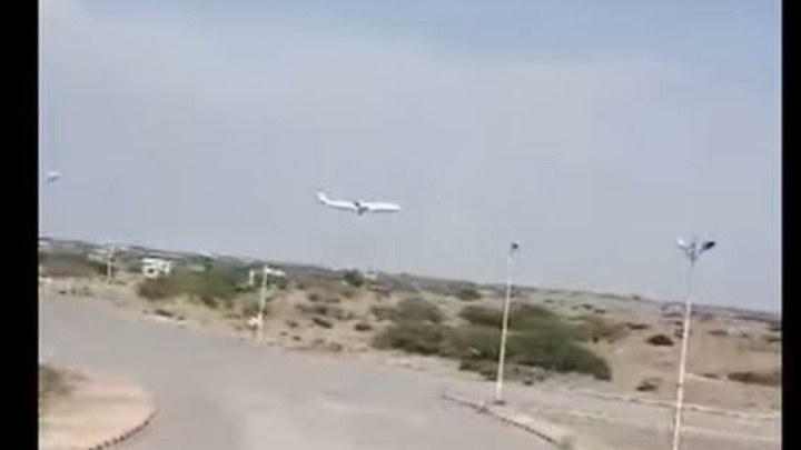 فیلم/ لحظه فرود هواپیمای ایران در یمن