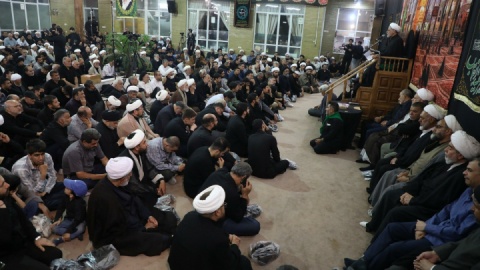 تصاویر / برگزاری مراسم بزرگداشت رهبر شهید انقلاب از سوی آیت‌الله العظمی سیستانی