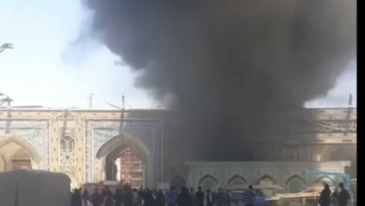 آتش‌سوزی در حرم مطهر رضوی مهار شد