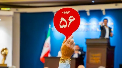 تصاویر / رکوردهای جدید در مارکت هنر ایران / ۶۴ اثر میلیاردی در بیست و پنجمین حراج تهران چکش خورد