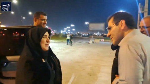 سخنگوی دولت وارد بوشهر شد