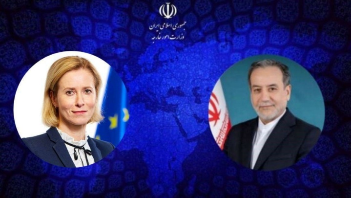 گفت‌وگوی تلفنی وزیر امور خارجه جمهوری اسلامی ایران و مسئول سیاست خارجی اتحادیه اروپا