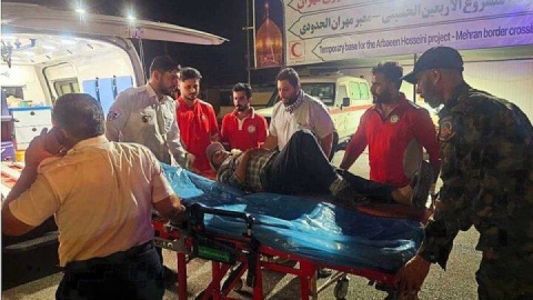 انتقال ۱۵ زائر حادثه‌دیده از عراق به مرز مهران