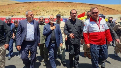 پورجمشیدیان: خدمات شبانه‌روزی نیروهای هلال‌احمر آذربایجان‌غربی در مرز تمرچین بی نظیر است