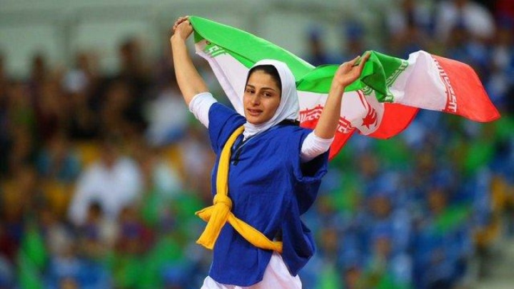 قهرمانی مازندران در کشتی آلیش زنان ایران