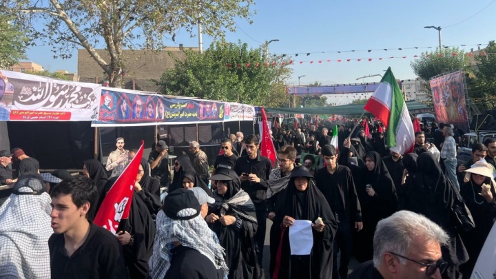 مراسم راهپیمایی جاماندگان اربعین در تهران