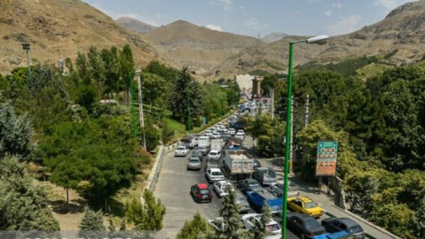 وضعیت ترافیک و آب و هوای چالوس