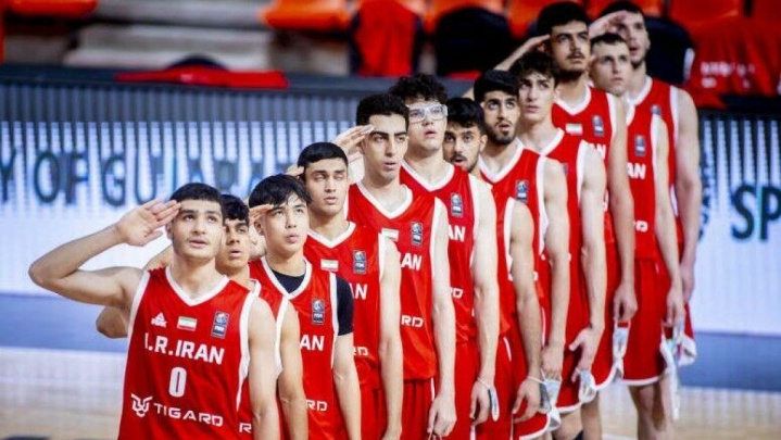 صعود تیم بسکتبال نوجوانان به پلی‌آف کاپ آسیا