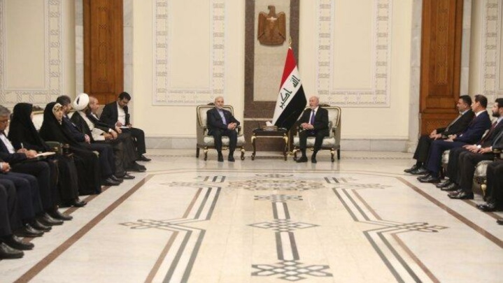قالیباف با رئیس‌جمهور عراق , رئیس مجلس نمایندگان عراق دیدار کرد