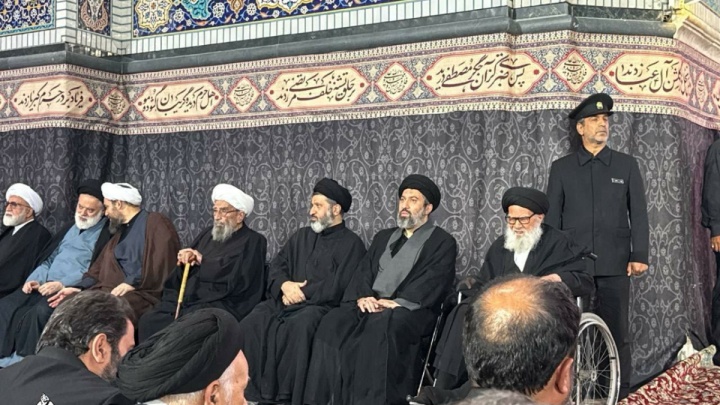 فیلم/ آیین بزرگداشت چهلمین روز تدفین رهبر شهید انقلاب در حرم امام رضا(ع)