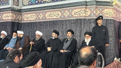 فیلم/ آیین بزرگداشت چهلمین روز تدفین رهبر شهید انقلاب در حرم امام رضا(ع)