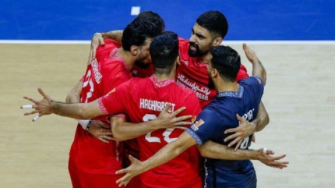 پیروزی ملی‌پوشان والیبال ایران مقابل کوبا در تورنمنت اوفا