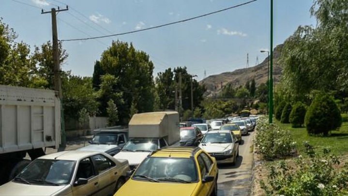 ترافیک سنگین در جاده چالوس، تهران ـ شمال و هراز