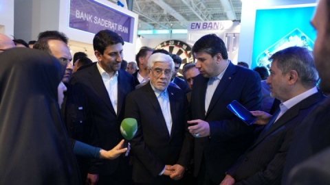 میزبانی بانک صادرات از معاون اول در نمایشگاه الکامپ