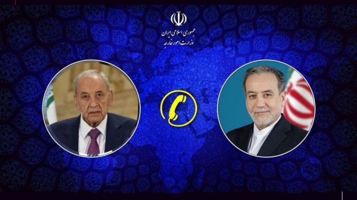 تماس تلفنی عراقچی با رئیس مجلس نمایندگان لبنان