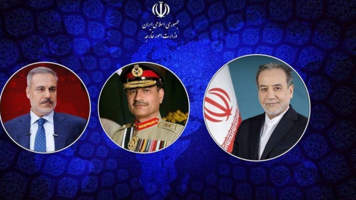 گفت‌وگوی عراقچی با وزیر خارجه ترکیه و فرمانده ارتش پاکستان