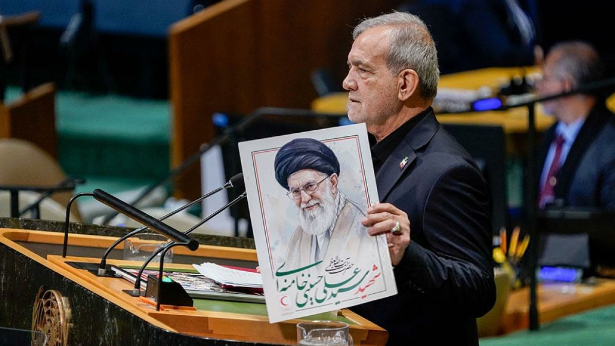 عکس/سخنرانی رئیس جمهور در مجمع عمومی سازمان ملل