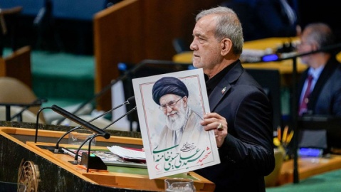 عکس/سخنرانی رئیس جمهور در مجمع عمومی سازمان ملل